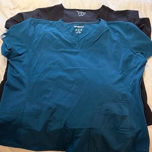 Scrubstar Women's Tunics in Teal and Black